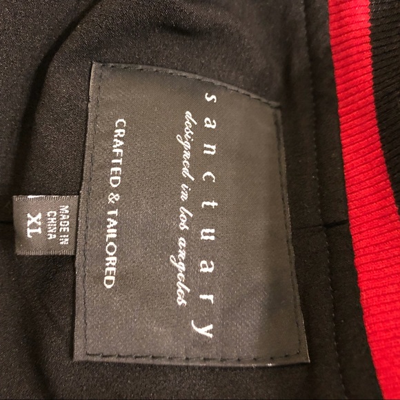 Sanctuary Black/White Leopard Print Coat XL - Picture 5 of 7